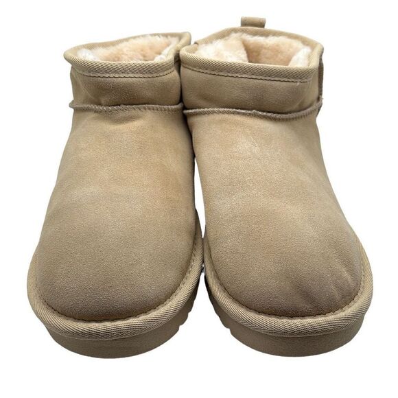 CUSHIONAIRE Women's pull on boot 8 SAND - Picture 2 of 7